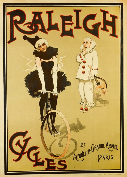 Raleigh Cycles 27 Avenue De La Grande Armee Paris