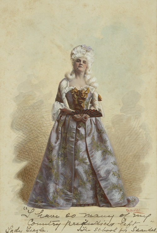Ada Rehan as Lady Teazle in the play School for Scandal