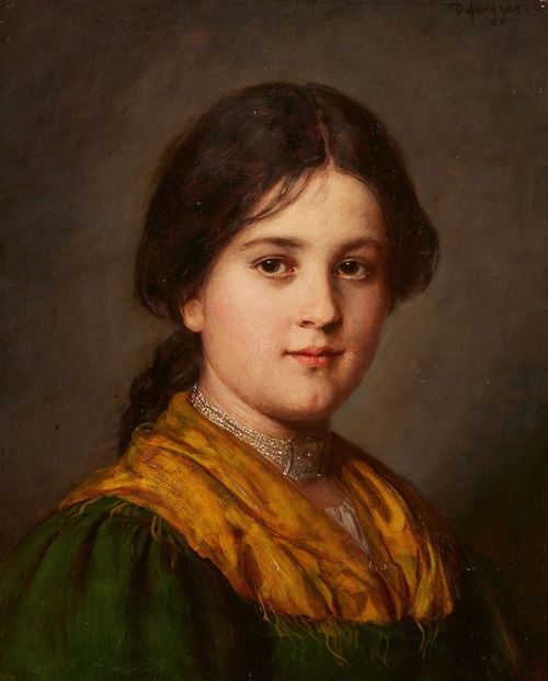 Bauernmädchen mit Halsband