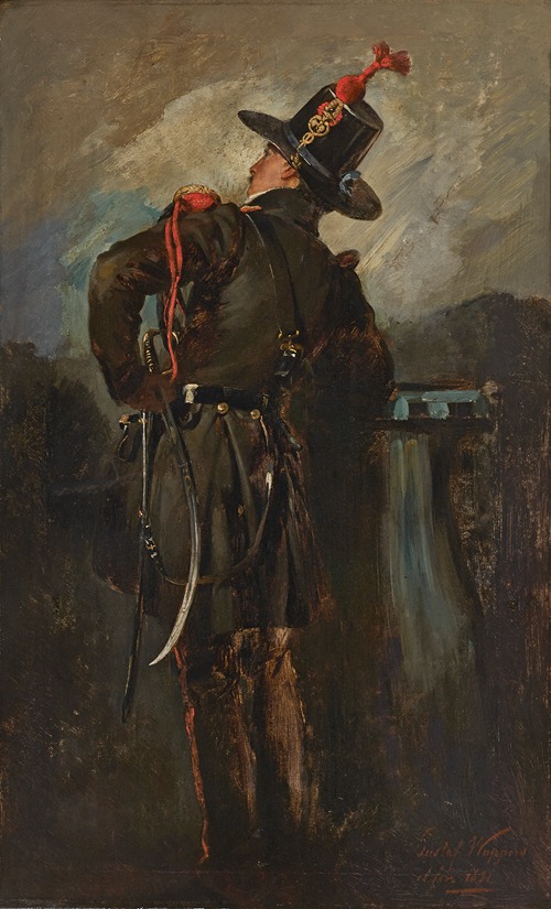 Portret van François Grégoire, kapitein van Z.M.Kanneerboot Nr. 2.