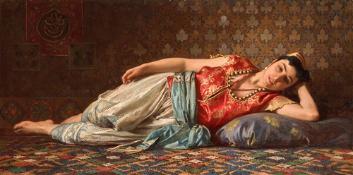 Reclining odalisque