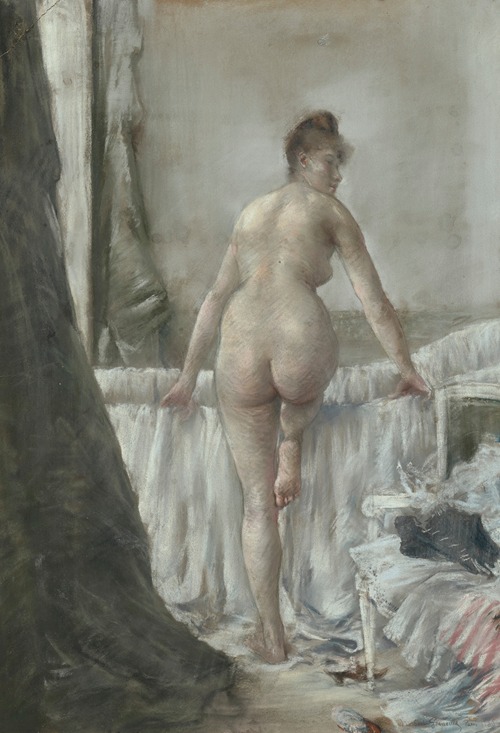 Victorine Meurant by her bath