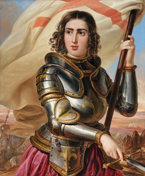 Countess Yuliya Pavlovna Samoylova, née von Pahlen, as Joan of Arc