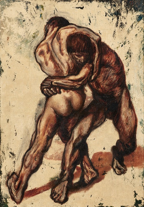 Etude de lutteurs