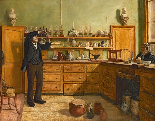 Oude apotheek van het weldadigheidsbureel van Antwerpen