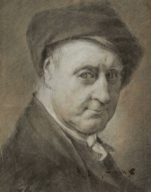 Self-portrait of Wybrand Hendriks at the age of 69