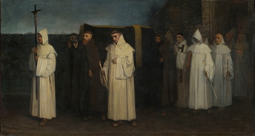 Funeral of a Trappist monk