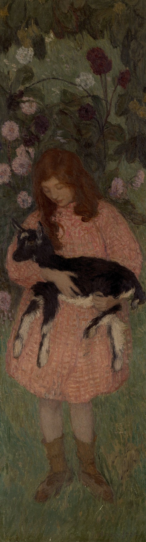 Girl with a Goat