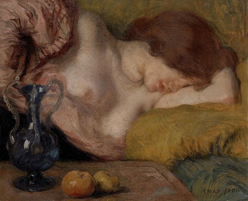The Apples or Young Woman Sleeping