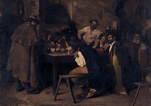 Card Players in an Italian Tavern