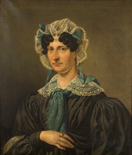 Portrait of Marie-Albertine De Vigne-Vantroostenberghe