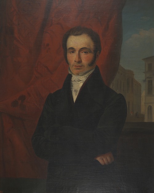 Portret van Charles Joseph Marie d’Hane de Steenhuyse, Belgisch liberaal politicus, schepen van Gent, volksvertegenwoordiger en minister.