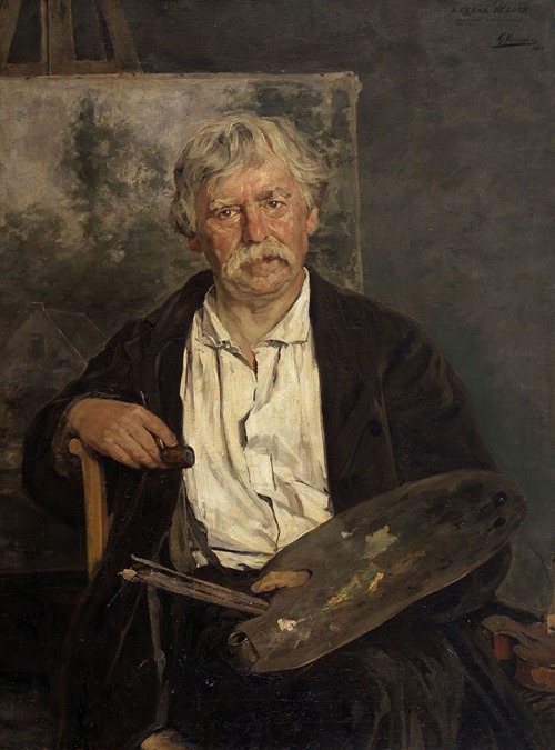 Portrait of the Artist César De Cock