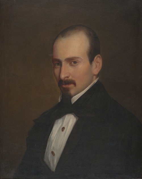 Portret van dr. Hippoliet Jan van Peene, Vlaams geneesheer, toneelschrijver en regisseur.