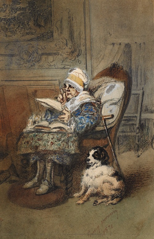 Portrait of a Woman and her Dog