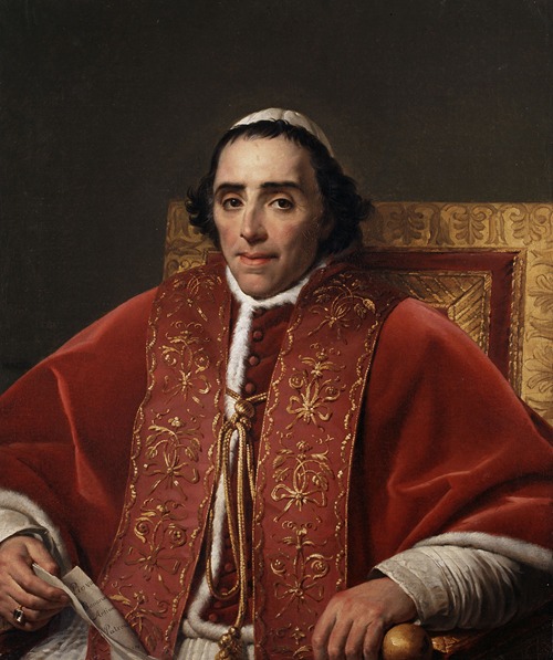 Portrait of Pope Pius VII (after Jacques Louis David)