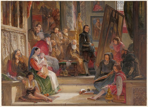 Murillo Painting the Virgin in the Franciscan Convent at Seville