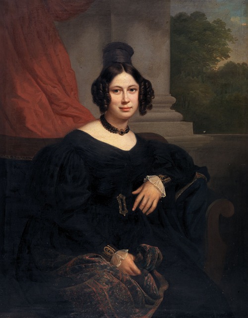 Portrait of Miss Pinnoy, the Sister of the Artist’s Wife