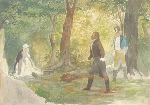 Study for the Duel of Burr and Hamilton