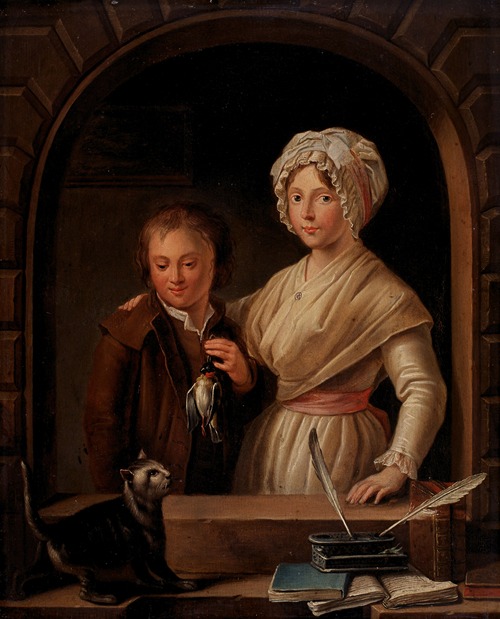 Portrait of Gabriëlle and Jean-Louis Spruyt, the Artist’s Children Title Portrait of Gabriëlle and Jean-Louis Spruyt, the Artist’s Children