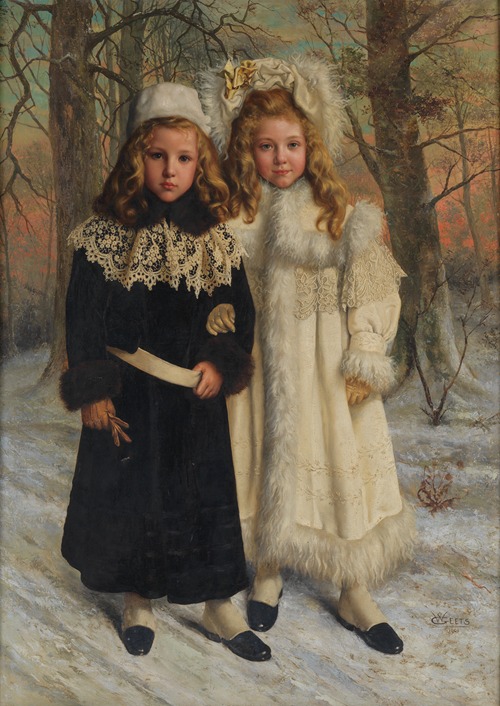 Olga en Armand Kums, de kleinkinderen van Julius de Geyter