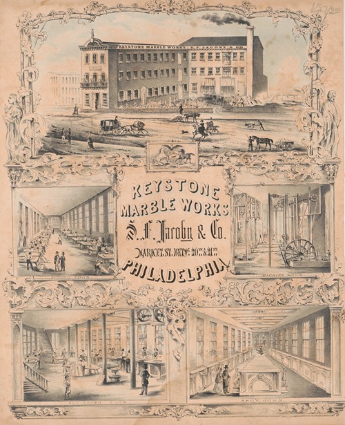 Keystone marble works S.F. Jacoby & Co. Market St.