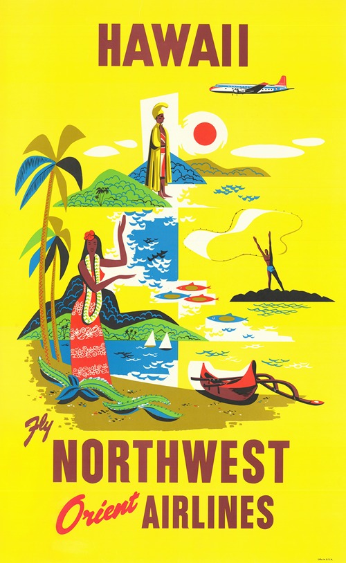 Hawaii – Fly Northwest Orient Airlines