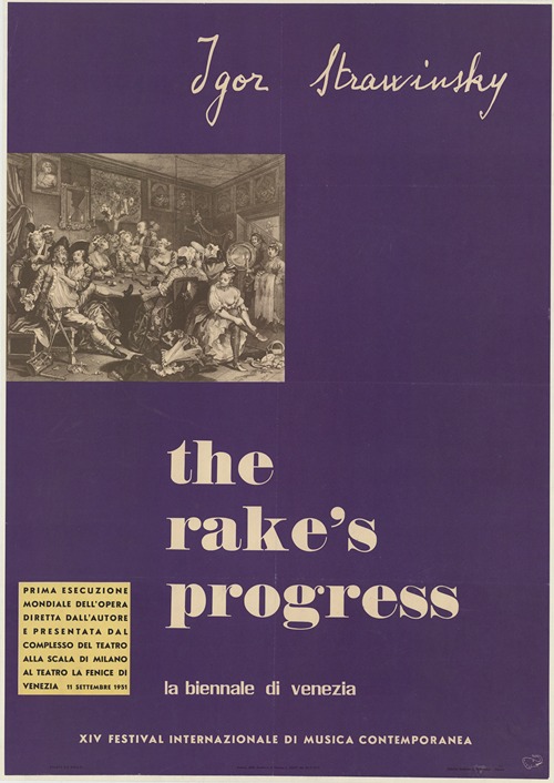Igor Strawinsky. The Rake’s progress