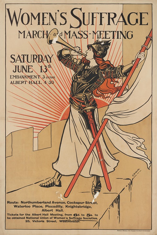 Women’s Suffrage March and Mass Meeting