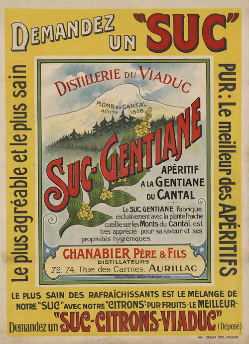 Suc gentiane