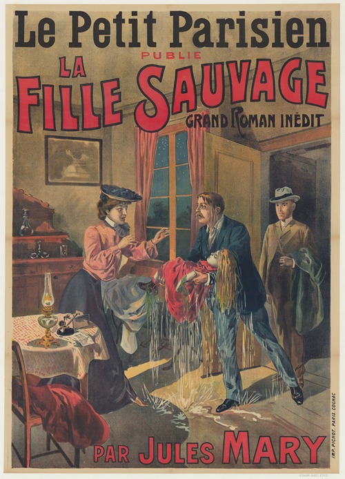 Le Petit Parisien publie La fille sauvage, grand roman inédit par Jules Mary