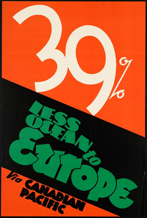 39% less ocean to Europe via Canadian Pacific