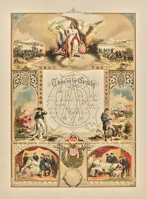 GAR membership certificate.