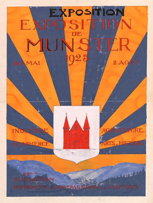 Exposition de Munster, 30 mai – 2 août 1925