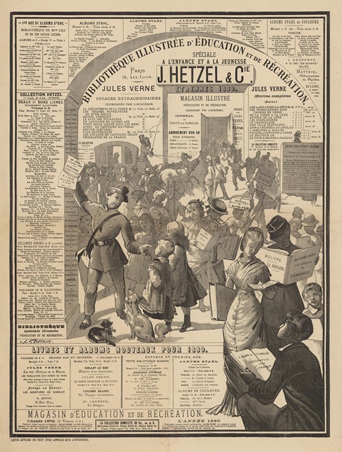 J. Hetzel & Cie… Étrennes 1880. Bibliothèque illustrée d’éducation et de récréation… Livres et albums nouveaux pour 1880