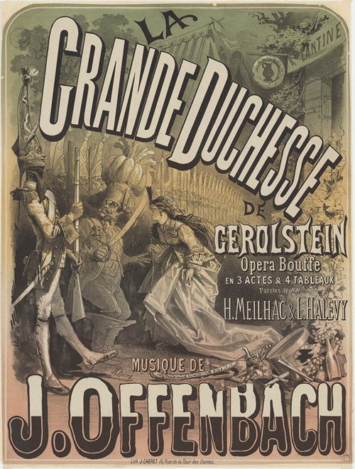 La Grande duchesse de Gerolstein, opéra bouffe, musique de J. Offenbach
