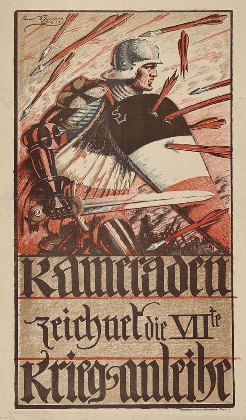 Kameraden, zeichnet die VIIte Kriegsanleihe