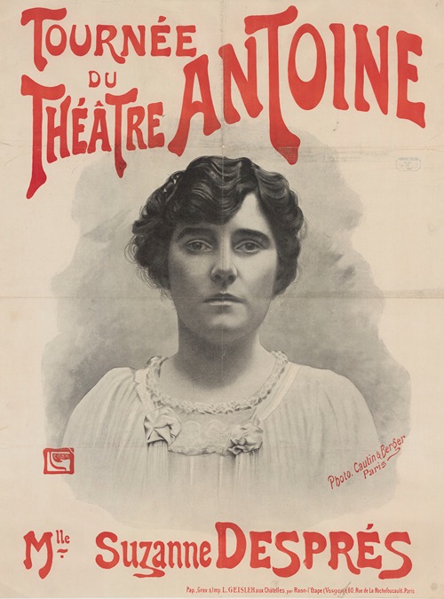 Tournée du Théatre Antoine. Mlle Suzanne Desprès