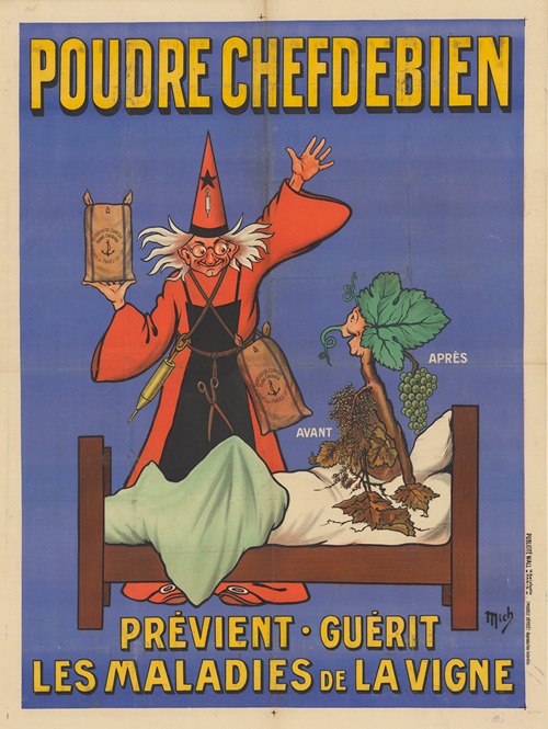 Poudre Chefdebien prévient, guérit les maladies de la vigne