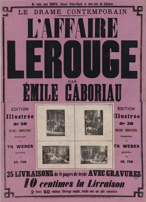 Le Drame contemporain. L’Affaire Lerouge par Emile Gaboriau