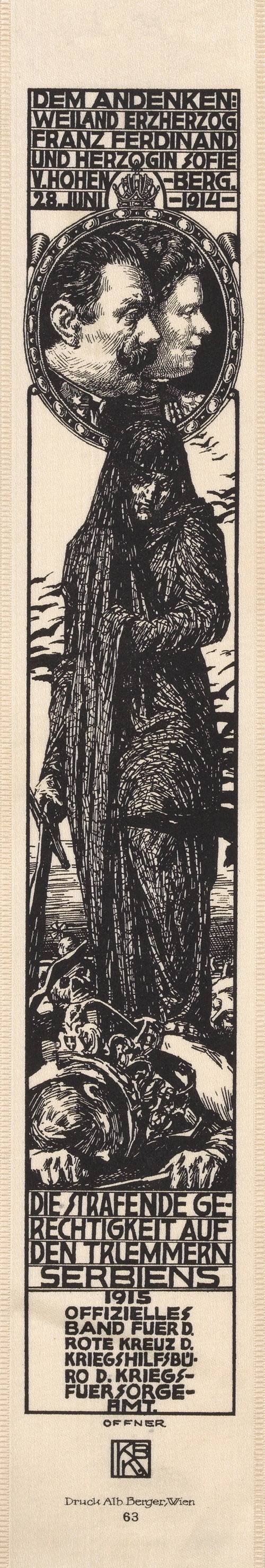 Dem Andenken weiland Erzherzog Franz Ferdinand und Herzogin Sofie v. Hohenberg