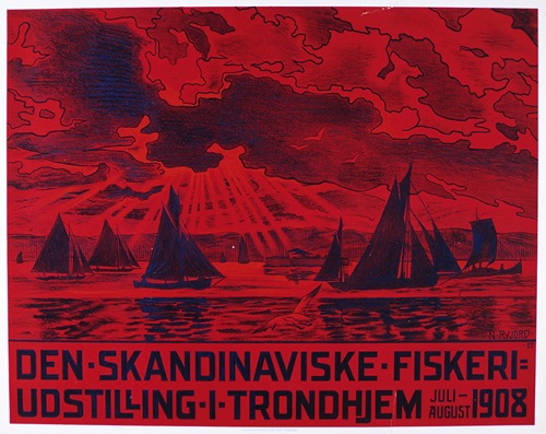 Den Skandinaviske fiskeri-udstilling i Trondhjem. 1908