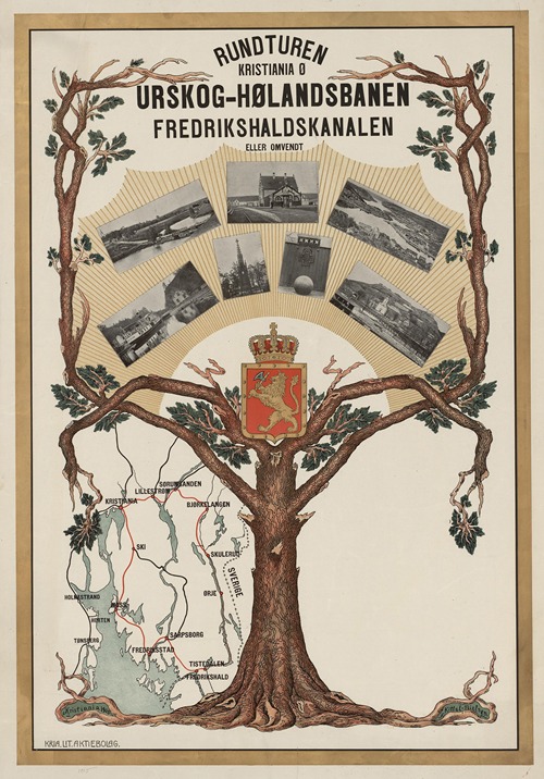 Rundturen Kristiania Ø, Urskog-Hølandsbanen, Fredrikshaldskanalen, eller omvendt