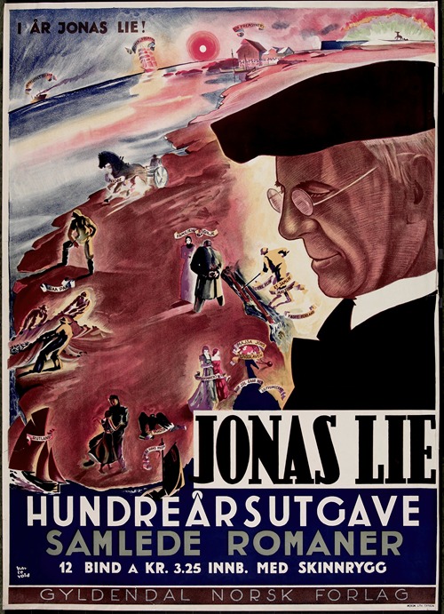 Jonas Lie, Hundreårsutgave samlede romaner ; Gyldendal