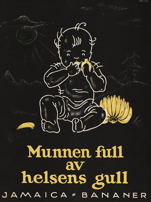 Munnen full av helsens gull ; Jamaica-bananer