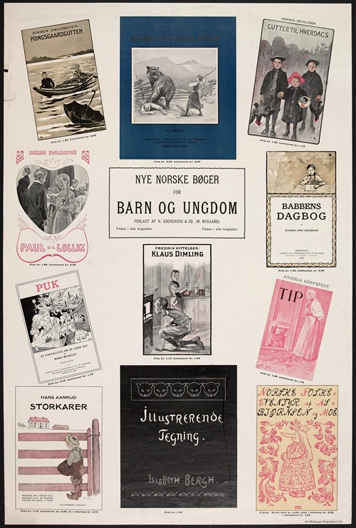 Nye norske bøger for barn og ungdom ; Aschehoug 1904