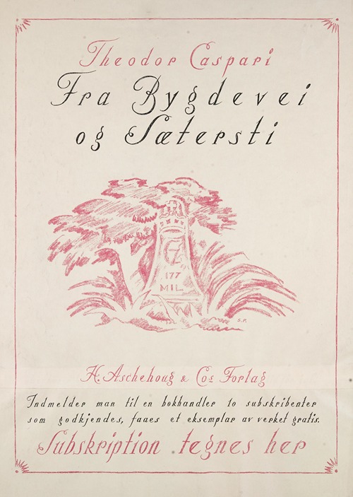 Theodor Caspari, Fra Bygdevei og Sætersti
