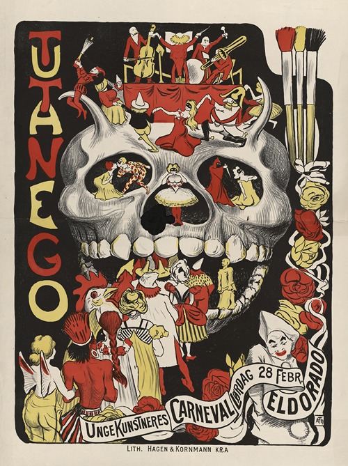 Tutanego; Unge Kunstneres Carneval, Lørdag 28. Febr., Eldorado