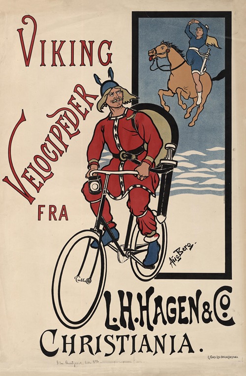 Viking Velocipeder fra L.H. Hagen & Co. Christiania.