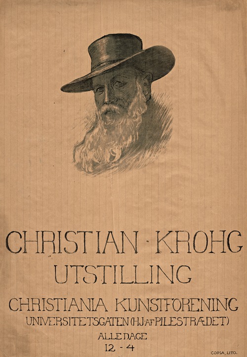 Christian Krohg; utstilling